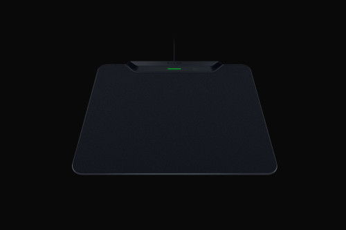 Razer RZ81-04930100-B3M1 Alfombrilla de ratón para juegos Negro con base antiderrapante y cargador inalámbrico integrado