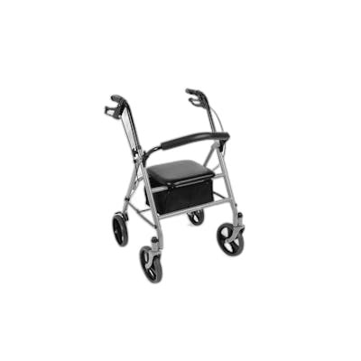 Moretti Rollator de Acero Teti Plata