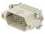 HARTING Han® DD Plantilla de contacto macho 28 pines