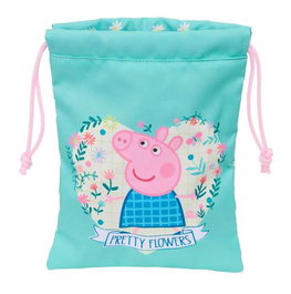 Portameriendas Peppa Pig Pretty flowers Amarillo Menta