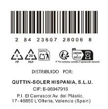 Quttin Cuchillo de Bistec Filo 10.5 cm Packwood (36 Unidades)