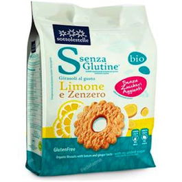 SOTTOLLESTELLE Bio Sg Galleta Limón Jengibre Sin Azúcar Integral Ecológica Sin Gluten 250 Gr