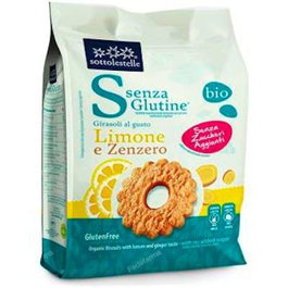 SOTTOLLESTELLE Bio Sg Galleta Limón Jengibre Sin Azúcar Integral Ecológica Sin Gluten 250 Gr