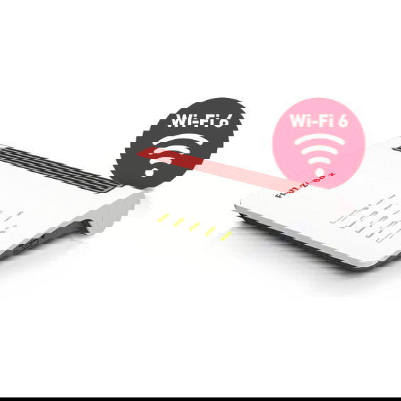 AVM Fritz! Box 5530 Fiber Router WLAN VoIP Wi-Fi 6 Doble Banda Ethernet Blanco
