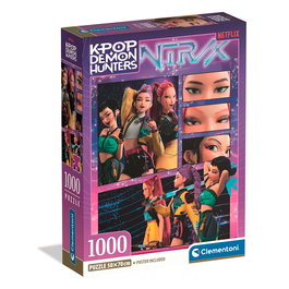 Clementoni 37125 Puzzle 1000 Piezas K-Pop Demon Hunters - 70 x 50 cm
