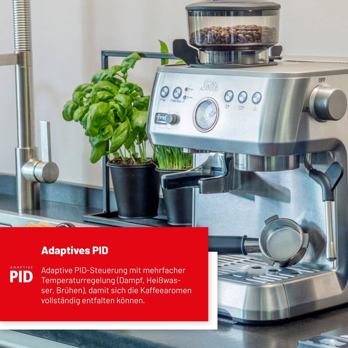 Solis Grind & Infuse Perfetta 1019 Silver Solis Grind & Infuse Perfetta 1019 Silver