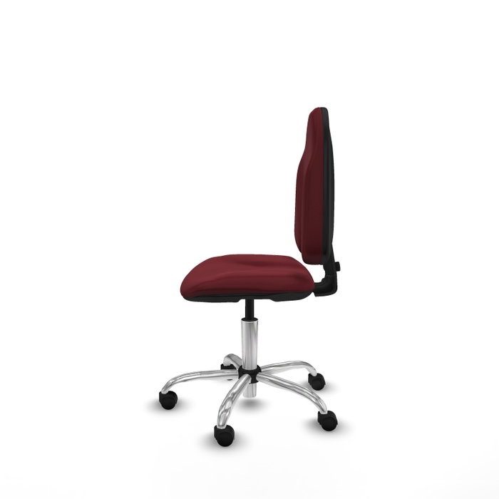 PIQUERAS Y CRESPO Silla de oficina Algarra Granate sin brazos PIQUERAS Y CRESPO Silla de oficina Algarra Granate sin brazos