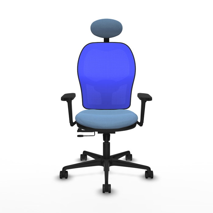 PIQUERAS Y CRESPO Silla de oficina Jorquera Azul con mecanismo Sincro/Traslack PIQUERAS Y CRESPO Silla de oficina Jorquera Azul con mecanismo Sincro/Traslack