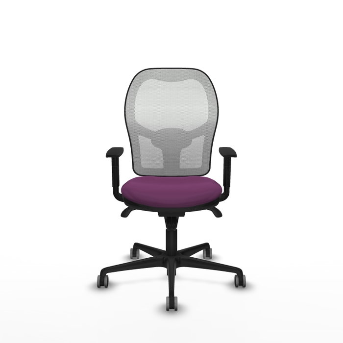 PIQUERAS Y CRESPO Silla de oficina Jorquera con mecanismo Sincro, Morado y Blanco PIQUERAS Y CRESPO Silla de oficina Jorquera con mecanismo Sincro, Morado y Blanco