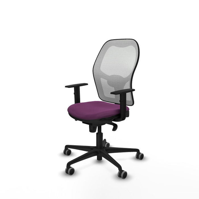 PIQUERAS Y CRESPO Silla de oficina Jorquera con mecanismo Sincro, Morado y Blanco PIQUERAS Y CRESPO Silla de oficina Jorquera con mecanismo Sincro, Morado y Blanco