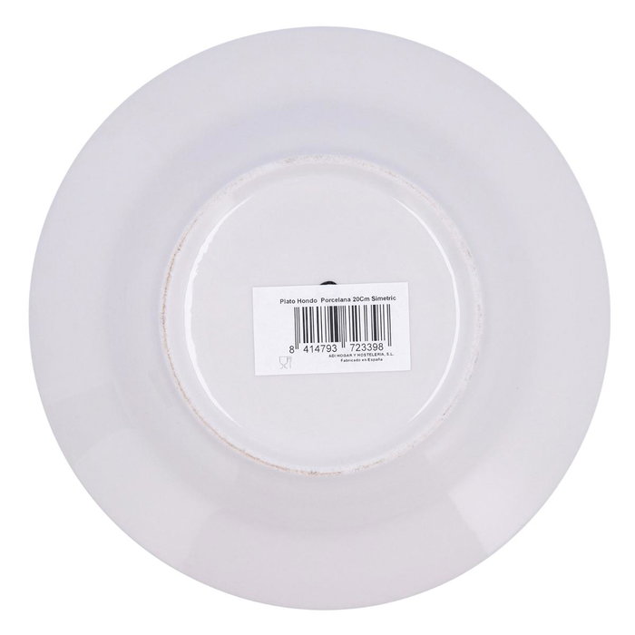 Plato Hondo Porcelana Simetric Quid 20 cm Plato Hondo Porcelana Simetric Quid 20 cm