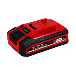 Einhell Power-X-Change Plus Batería 18V 4.0Ah Ion-Litio para Herramientas a Batería - Negro/Rojo