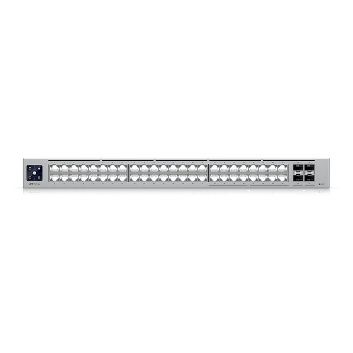 Ubiquiti UniFi USW-PRO-Max-48 Switch Capa 3 de 48 Puertos 2.5G Ethernet, 4 SFP+, 1U Rack, Interruptor L3 224 Gbps, Montaje en Rack