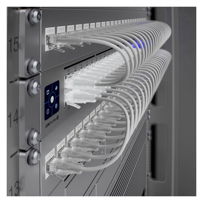 Ubiquiti UniFi USW-PRO-Max-48 Switch Capa 3 de 48 Puertos 2.5G Ethernet, 4 SFP+, 1U Rack, Interruptor L3 224 Gbps, Montaje en Rack
