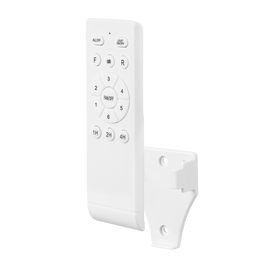 Ventilador de techo DC Blanco con 4 Aspas Transparentes y Luz LED Dimmable 107cm
