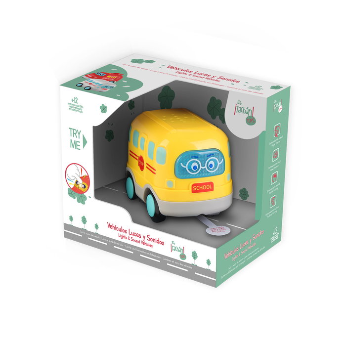 Tachan Autobús Preescolar con Luces y Sonidos para Niños +12 Meses