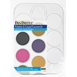 Panpastel Bandeja de Paleta con Tapa (10 Colores)