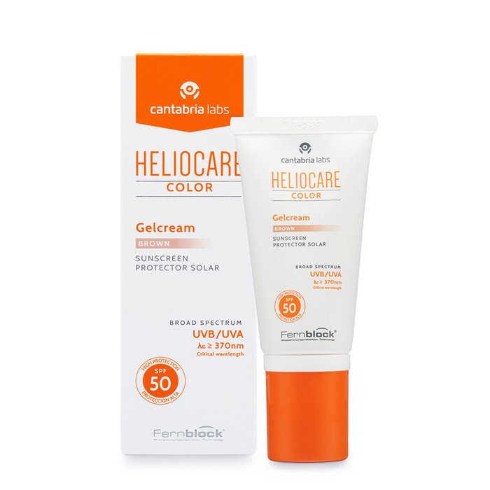 Heliocare Protector Solar Facial con Color Gel Crema SPF50 #Brown - 50 ml