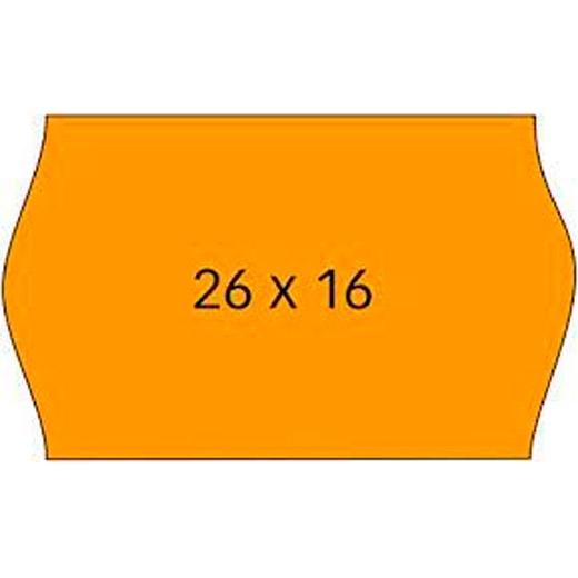 Apli Etiquetas Removibles Para Etiquetadora 26x16 mm Naranja Cantos Sinusoidales 6 Rollos De 1000 Etiquetas Compatibles Con Modelos 101419 Y 102365 Apli Etiquetas Removibles Para Etiquetadora 26x16 mm Naranja Cantos Sinusoidales 6 Rollos De 1000 Etiquetas Compatibles Con Modelos 101419 Y 102365