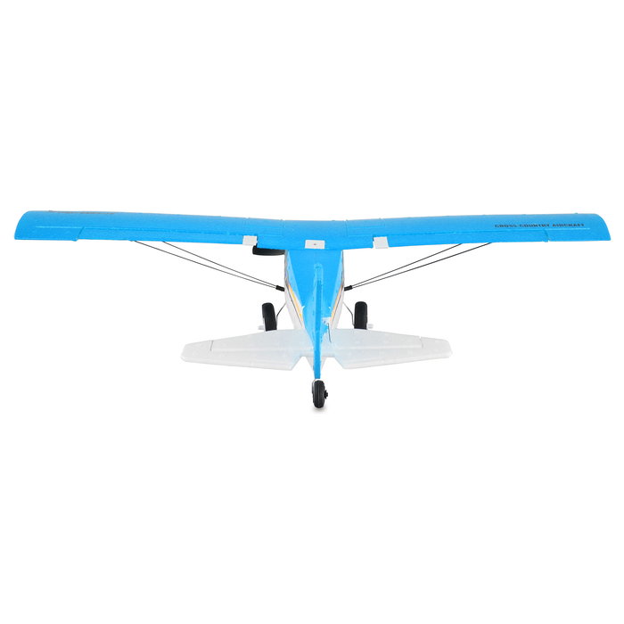 AMEWI Avión de Radio Control Maule M7 RC Listo para Volar (RTF) Azul 51cm Envergadura, Motor Brushless 4 Canales 3D/6G, Batería 500mAh, para +14 Años