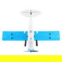 AMEWI Avión de Radio Control Maule M7 RC Listo para Volar (RTF) Azul 51cm Envergadura, Motor Brushless 4 Canales 3D/6G, Batería 500mAh, para +14 Años