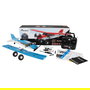 AMEWI Avión de Radio Control Maule M7 RC Listo para Volar (RTF) Azul 51cm Envergadura, Motor Brushless 4 Canales 3D/6G, Batería 500mAh, para +14 Años