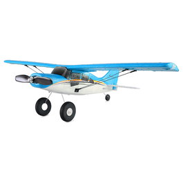 AMEWI Avión de Radio Control Maule M7 RC Listo para Volar (RTF) Azul 51cm Envergadura, Motor Brushless 4 Canales 3D/6G, Batería 500mAh, para +14 Años
