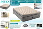 Intex Cama de Aire Queen Prime Comfort Elevated Altura 51 cm Peso Máximo 272 Kg con Bomba Eléctrica Incorporada