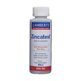 Lamberts ZINCATEST 100ml Prueba de Nivel de Zinc y Suplemento de Zinc