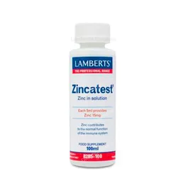 LAMBERTS Zincatest Líquido 100ml Suplemento Zinc Sistema Inmunitario Piel Cabello Uñas