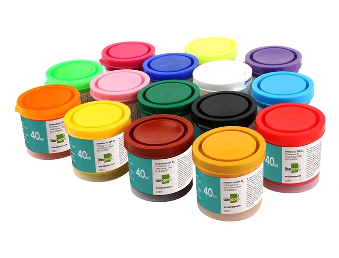 Liderpapel Tempera Escolar 40 ml Azul Ultramar - Pintura para Papel, Cartulina, Madera, Tela, Arcilla y Pasta de Modelar, Fluida y Cubriente, Apto desde 3 Anos Liderpapel Tempera Escolar 40 ml Azul Ultramar - Pintura para Papel, Cartulina, Madera, Tela, Arcilla y Pasta de Modelar, Fluida y Cubriente, Apto desde 3 Anos