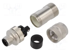 LAPP Conector M12 Industrial de 5 Pines, Recto y Atornillado