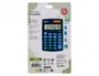 Liderpapel xf06 Calculadora de Bolsillo 8 Dígitos Solar y Pila Color Azul 98x62x8 mm