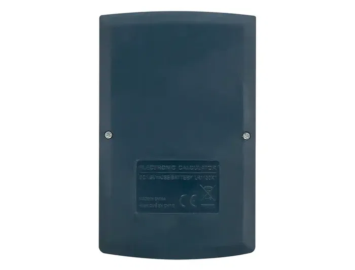 Liderpapel xf06 Calculadora de Bolsillo 8 Dígitos Solar y Pila Color Azul 98x62x8 mm