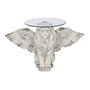 DKD Home Decor Mesita Auxiliar Magnesia Leon Alado Gris