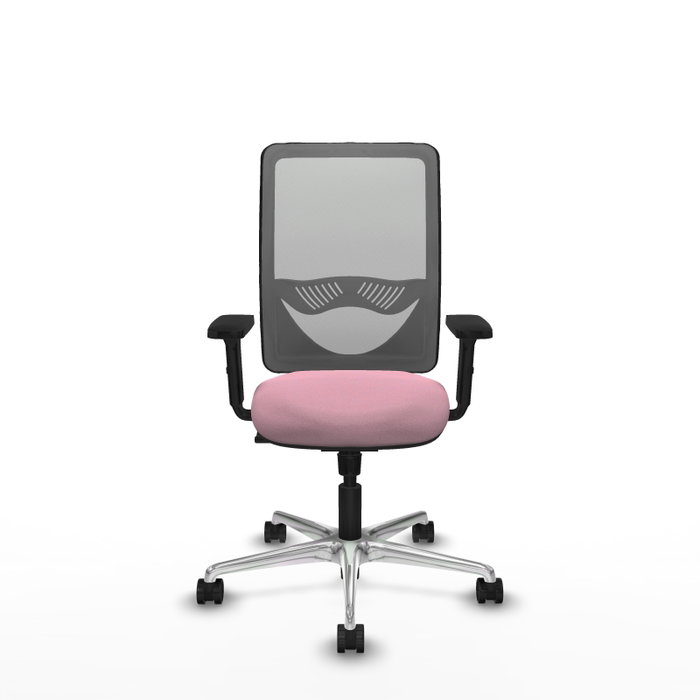 PIQUERAS Y CRESPO Silla de oficina Zulema Rosa y Gris PIQUERAS Y CRESPO Silla de oficina Zulema Rosa y Gris