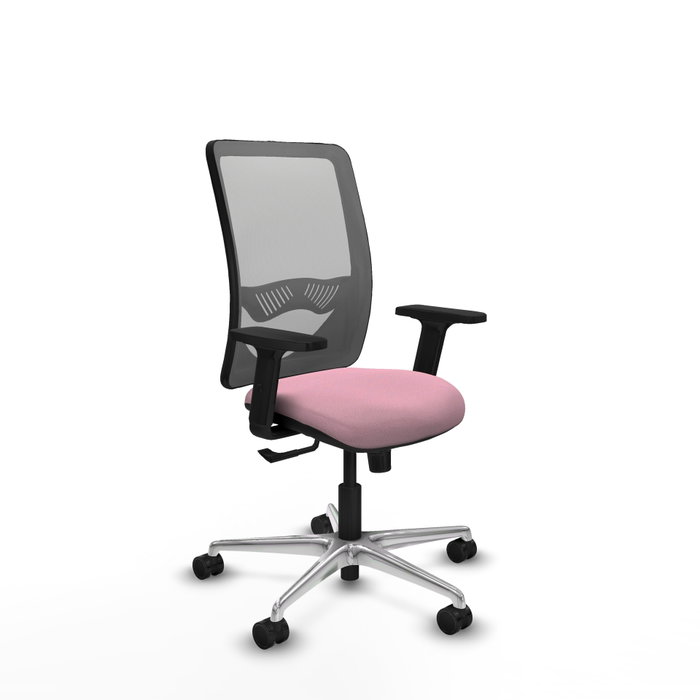 PIQUERAS Y CRESPO Silla de oficina Zulema Rosa y Gris PIQUERAS Y CRESPO Silla de oficina Zulema Rosa y Gris