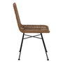 Silla Natural Pe-Acero Salón 47 X 57 X 85,50 cm (Set de 2)