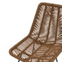 Silla Natural Pe-Acero Salón 47 X 57 X 85,50 cm (Set de 2)