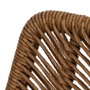 Silla Natural Pe-Acero Salón 47 X 57 X 85,50 cm (Set de 2)