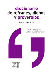 ESPASA CALPE, Diccionario de refranes, dichos y proverbios