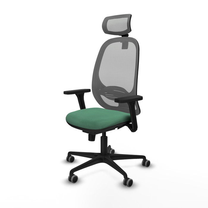 PIQUERAS Y CRESPO Silla de oficina Cilanco Verde esmeralda y Gris PIQUERAS Y CRESPO Silla de oficina Cilanco Verde esmeralda y Gris