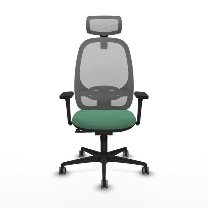 PIQUERAS Y CRESPO Silla de oficina Cilanco Verde esmeralda y Gris PIQUERAS Y CRESPO Silla de oficina Cilanco Verde esmeralda y Gris