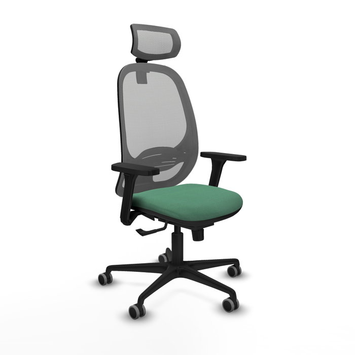 PIQUERAS Y CRESPO Silla de oficina Cilanco Verde esmeralda y Gris PIQUERAS Y CRESPO Silla de oficina Cilanco Verde esmeralda y Gris