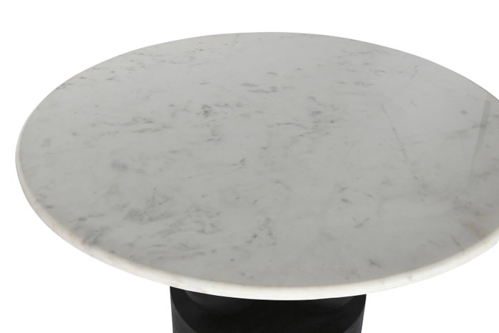 DKD Home Decor Mesa Redonda Comedor Mango y Marmol 120x120x76 cm Diseño Moderno DKD Home Decor Mesa Redonda Comedor Mango y Marmol 120x120x76 cm Diseño Moderno
