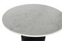 DKD Home Decor Mesa Redonda Comedor Mango y Marmol 120x120x76 cm Diseño Moderno