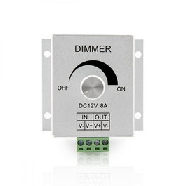 Dimmer para Tira LED 12VDC 96W Control Manual de Brillo