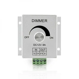 Dimmer Tira LED 12VDC 96W Control Manual Intensidad Lumínica
