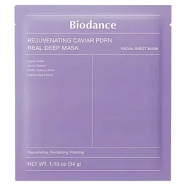 Biodance Mascarilla facial con Caviar PDRN Rejuvenecedora de 34 g