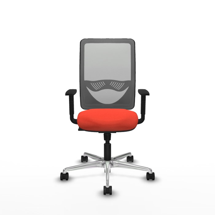 PIQUERAS Y CRESPO Silla de oficina Zulema con mecanismo Sincro, Naranja oscuro y Gris PIQUERAS Y CRESPO Silla de oficina Zulema con mecanismo Sincro, Naranja oscuro y Gris